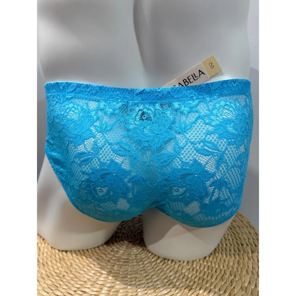 Cosabella NSN Men's Comfort Micro Brief Lace Underwear Constance Blue size M
